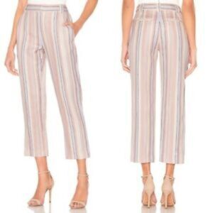 NWT Rebecca Minkoff Ginger Striped Linen Blend Pants